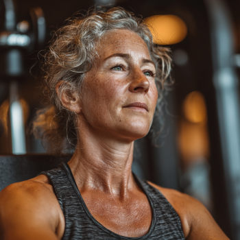 Активні люди старшого віку займаються фітнесом